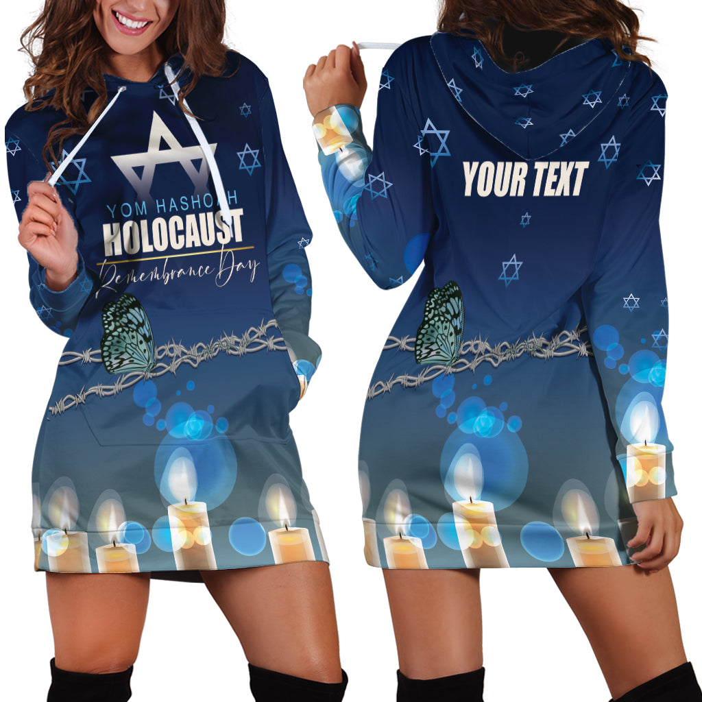 Yom HaShoah 2024 Hoodie Dress Holocaust Remembrance Day - Wonder Print Shop