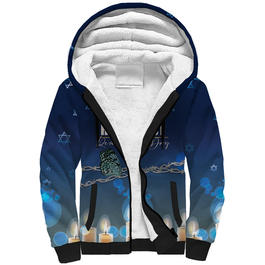 Yom HaShoah 2024 Sherpa Hoodie Holocaust Remembrance Day - Wonder Print Shop