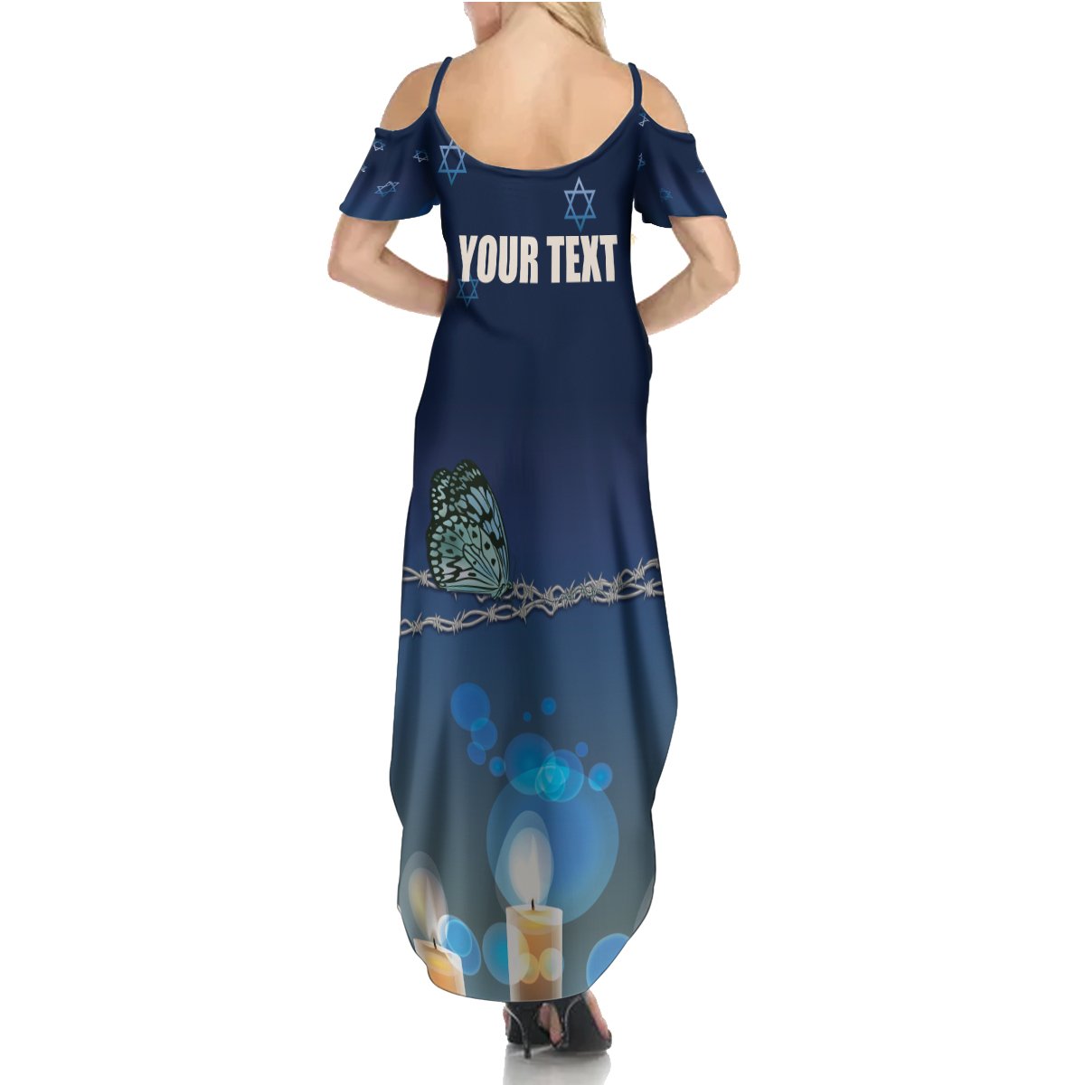 Yom HaShoah 2024 Summer Maxi Dress Holocaust Remembrance Day - Wonder Print Shop