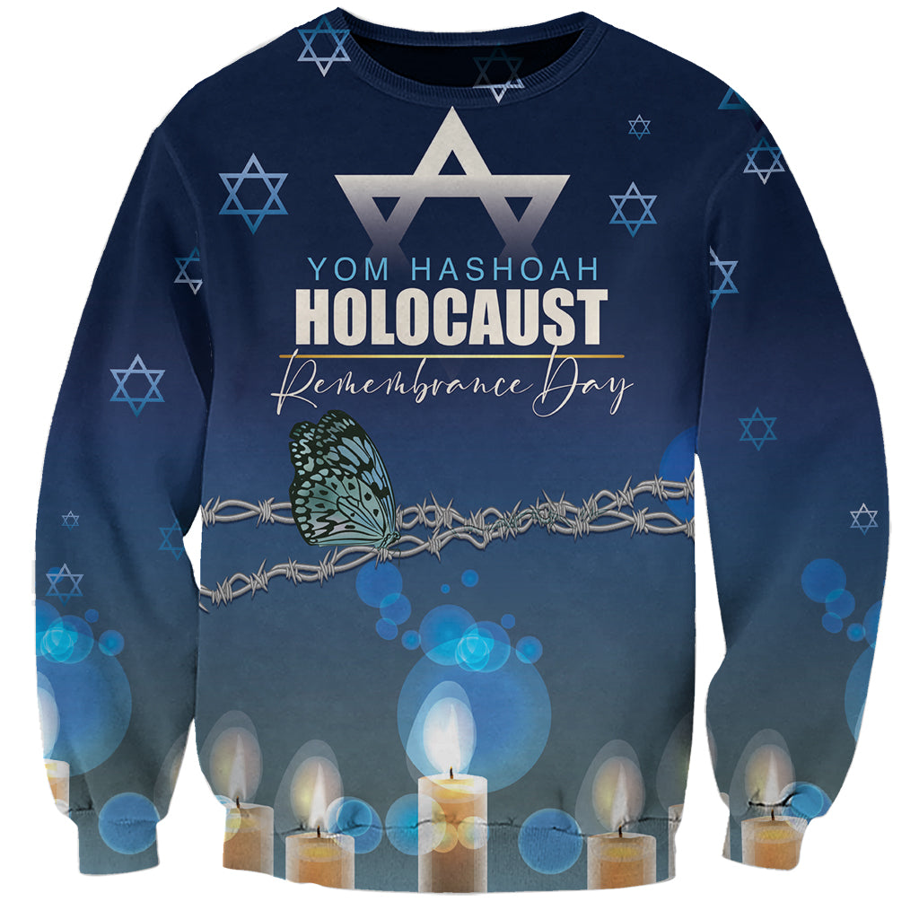 Yom HaShoah 2024 Sweatshirt Holocaust Remembrance Day - Wonder Print Shop
