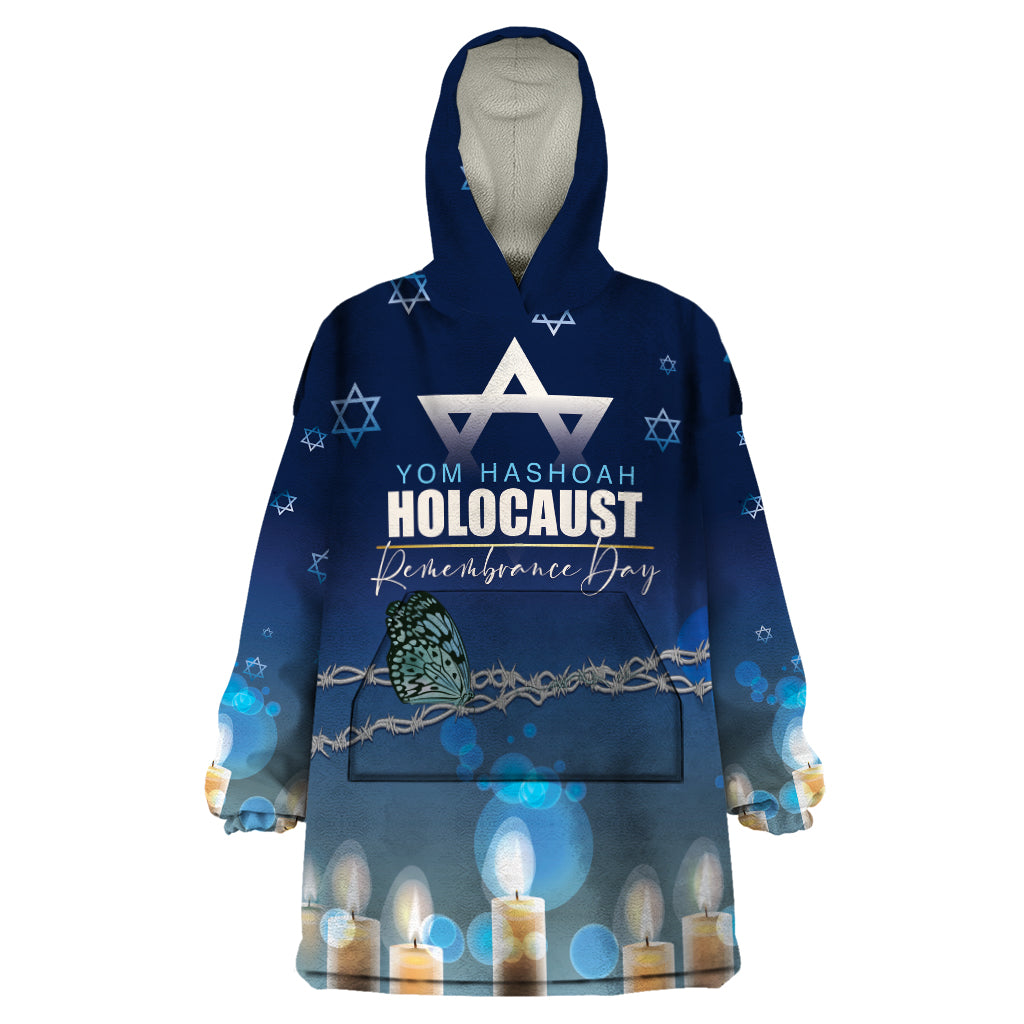 Yom HaShoah 2024 Wearable Blanket Hoodie Holocaust Remembrance Day
