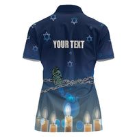Yom HaShoah 2024 Women Polo Shirt Holocaust Remembrance Day - Wonder Print Shop