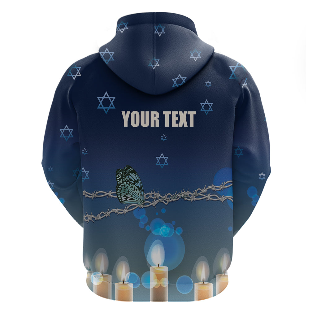 Yom HaShoah 2024 Zip Hoodie Holocaust Remembrance Day - Wonder Print Shop