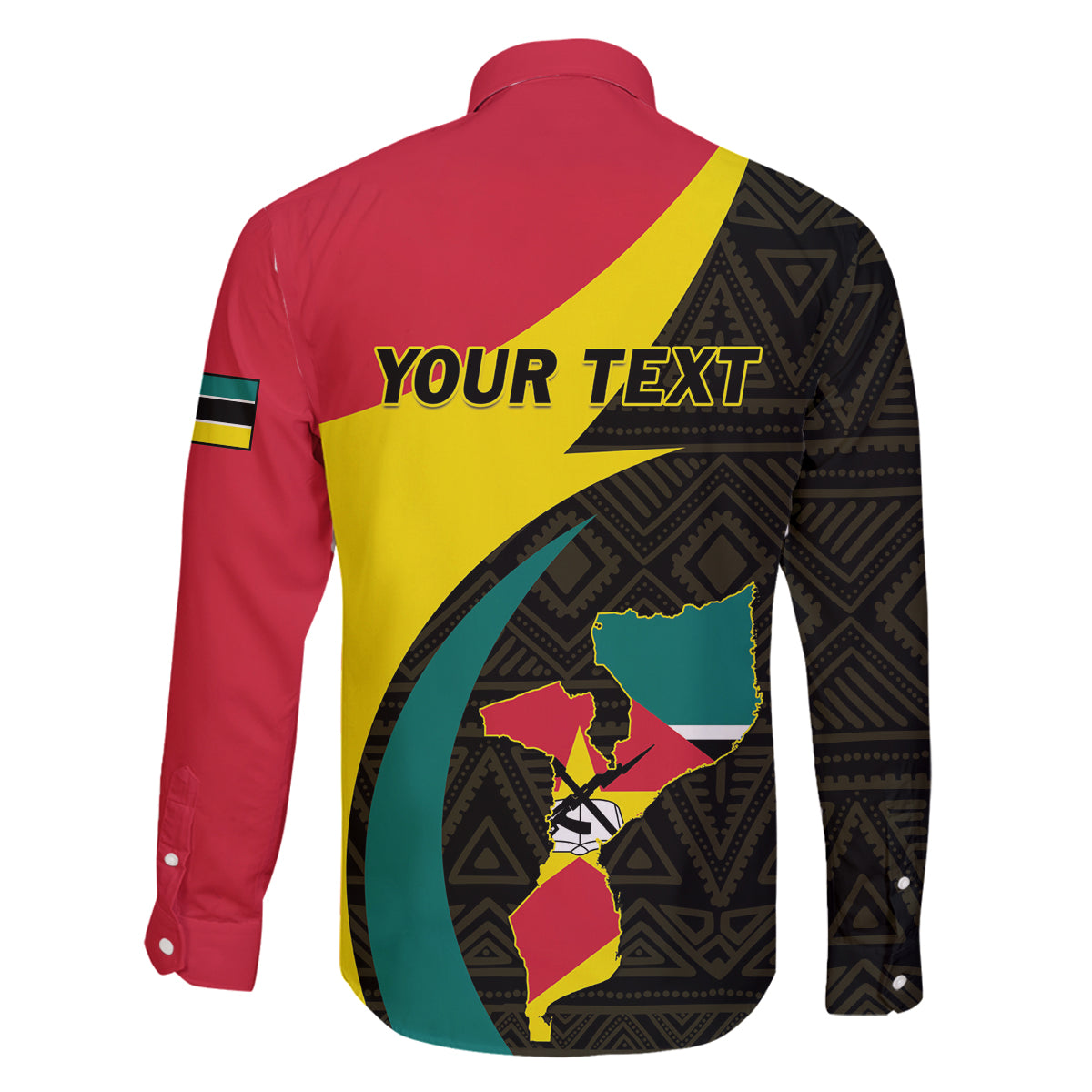 Mozambique Independence Day Family Matching Long Sleeve Bodycon Dress and Hawaiian Shirt Muzambhiki 1975 Anniversary - Wonder Print Shop