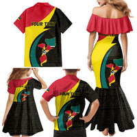 Mozambique Independence Day Family Matching Mermaid Dress and Hawaiian Shirt Muzambhiki 1975 Anniversary - Wonder Print Shop