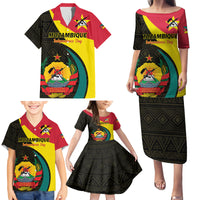 Mozambique Independence Day Family Matching Puletasi and Hawaiian Shirt Muzambhiki 1975 Anniversary - Wonder Print Shop