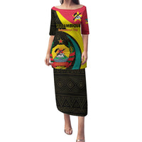 Mozambique Independence Day Family Matching Puletasi and Hawaiian Shirt Muzambhiki 1975 Anniversary - Wonder Print Shop