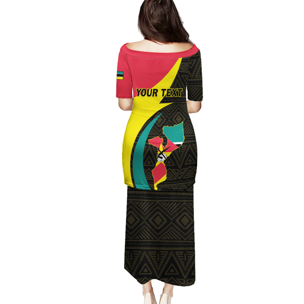 Mozambique Independence Day Family Matching Puletasi and Hawaiian Shirt Muzambhiki 1975 Anniversary - Wonder Print Shop