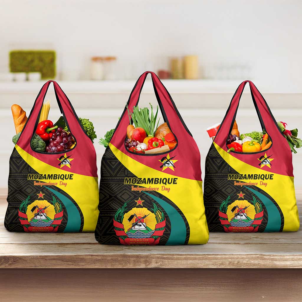 Mozambique Independence Day Grocery Bag Muzambhiki 1975 Anniversary