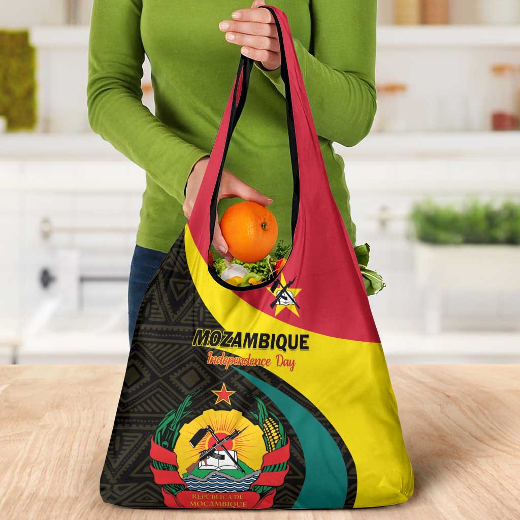 Mozambique Independence Day Grocery Bag Muzambhiki 1975 Anniversary