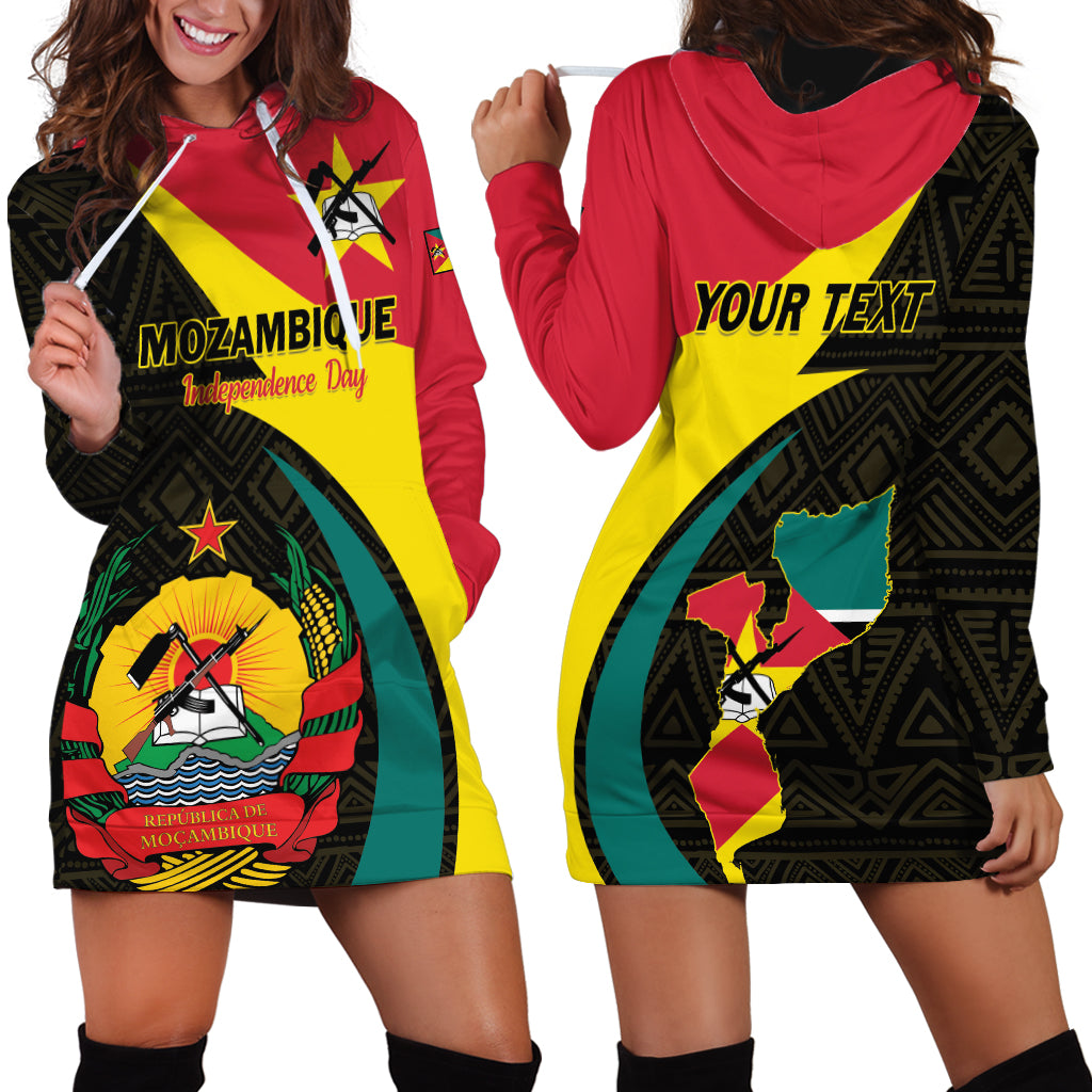 Mozambique Independence Day Hoodie Dress Muzambhiki 1975 Anniversary - Wonder Print Shop