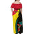 Mozambique Independence Day Off Shoulder Maxi Dress Muzambhiki 1975 Anniversary - Wonder Print Shop