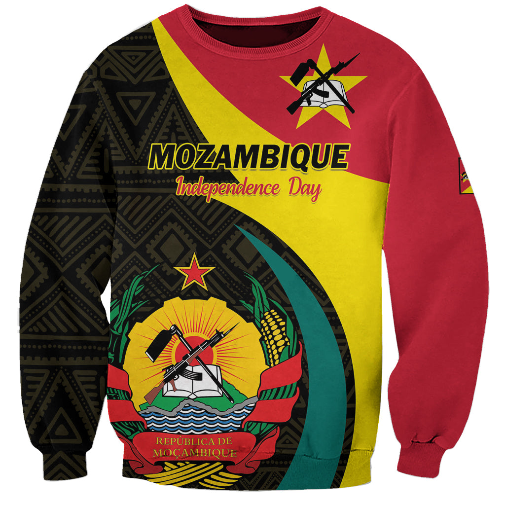 Mozambique Independence Day Sweatshirt Muzambhiki 1975 Anniversary - Wonder Print Shop