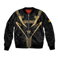 Custom Football 2026 Ghana Bomber Jacket Black Stars Rise