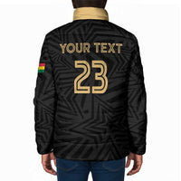 Custom Football 2026 Ghana Padded Jacket Black Stars Rise