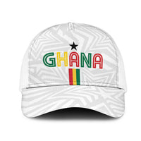 Football 2026 Ghana Baseball Net Cap Black Stars Go Glory