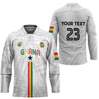 Custom Football 2026 Ghana Hockey Jersey Black Stars Go Glory