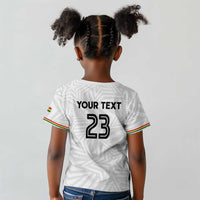Custom Football 2026 Ghana Kid T shirt Black Stars Go Glory