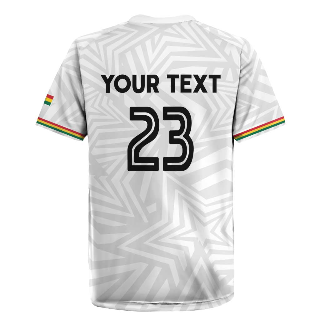 Custom Football 2026 Ghana Rugby Jersey Black Stars Go Glory
