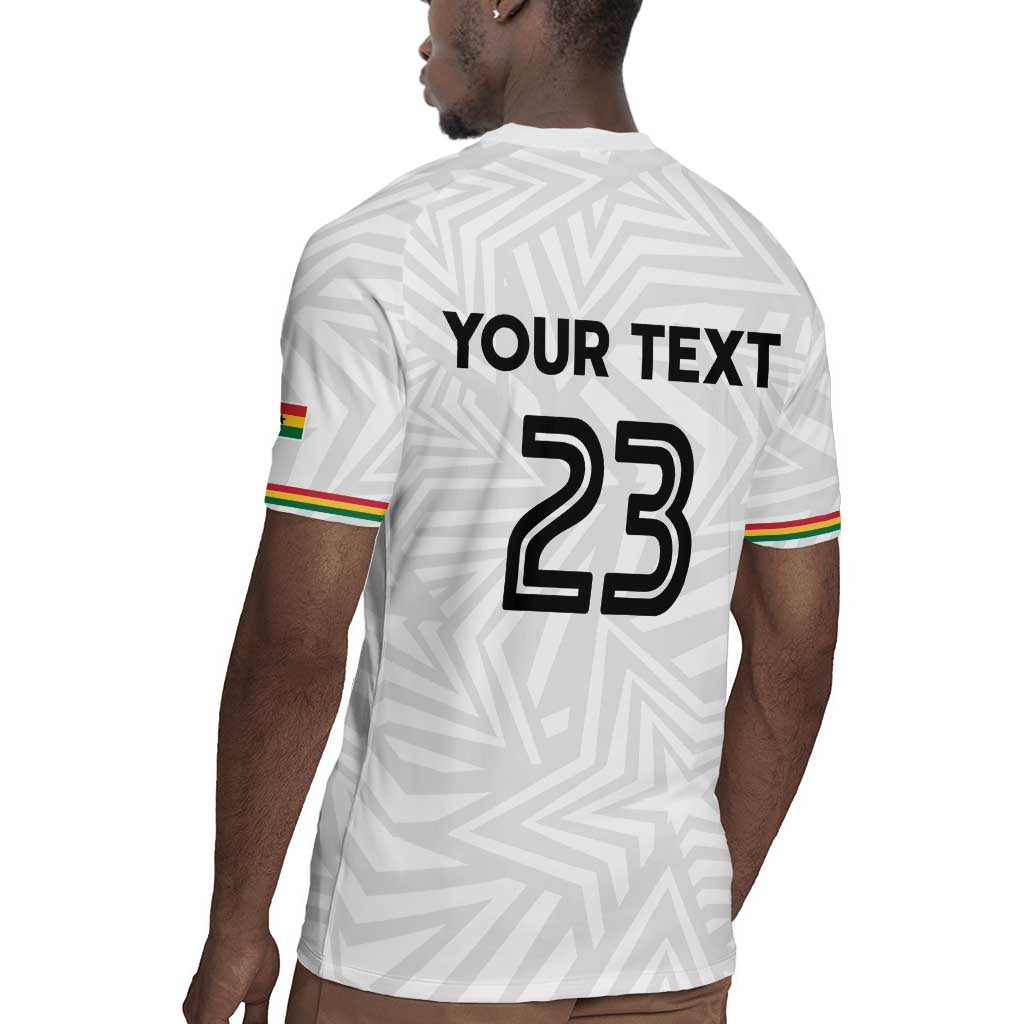 Custom Football 2026 Ghana Rugby Jersey Black Stars Go Glory