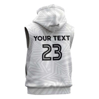 Custom Football 2026 Ghana Sleeveless Hoodie Black Stars Go Glory