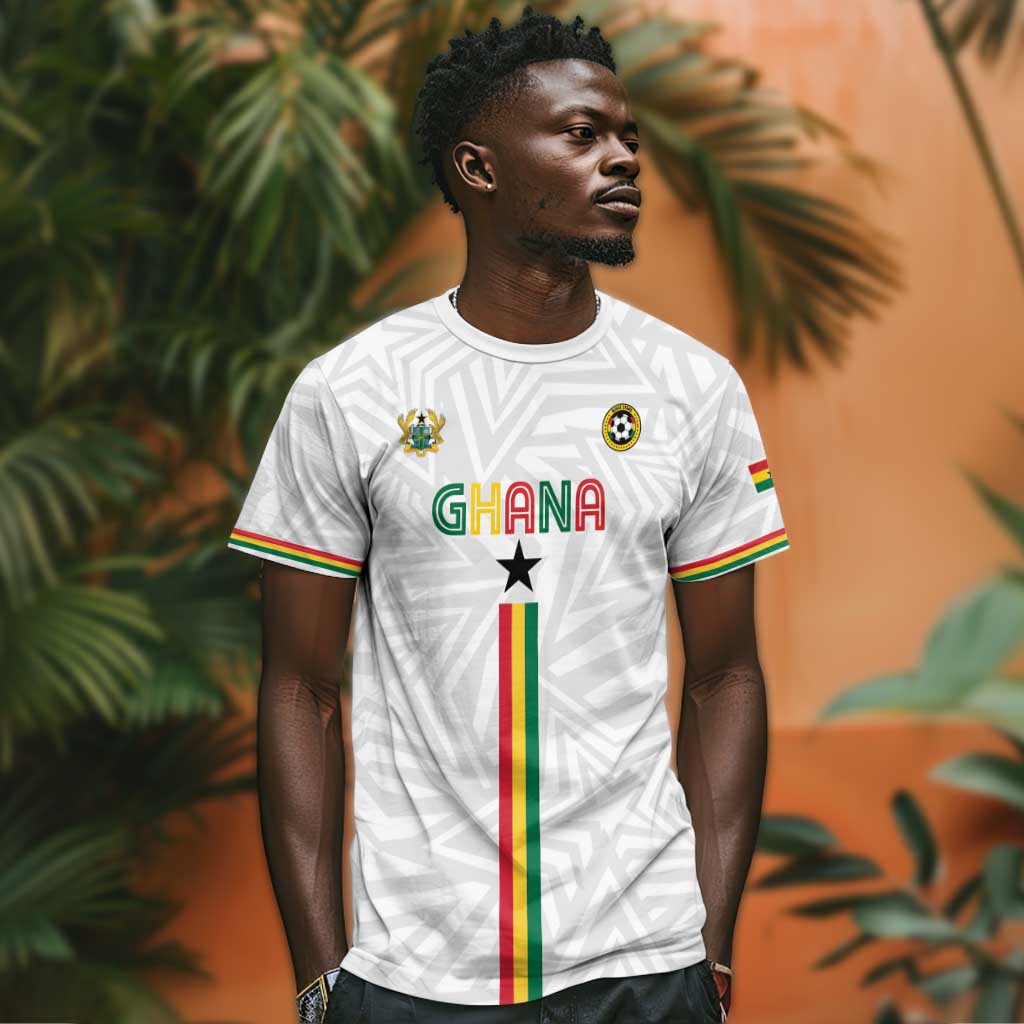 Custom Football 2026 Ghana T shirt Black Stars Go Glory