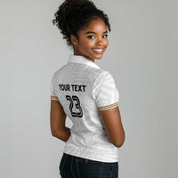 Custom Football 2026 Ghana Women Polo Shirt Black Stars Go Glory