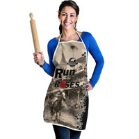 Kentucky Run For The Rose Apron Beige Rose Floral