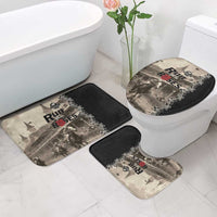 Kentucky Run For The Rose Bathroom Set Beige Rose Floral