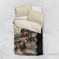 Kentucky Run For The Rose Bedding Set Beige Rose Floral