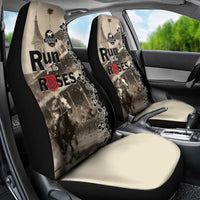 Kentucky Run For The Rose Car Seat Cover Beige Rose Floral