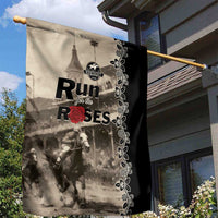 Kentucky Run For The Rose Garden Flag Beige Rose Floral