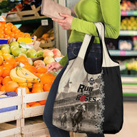 Kentucky Run For The Rose Grocery Bag Beige Rose Floral