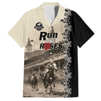 Personalized Kentucky Run For The Rose Hawaiian Shirt Beige Rose Floral