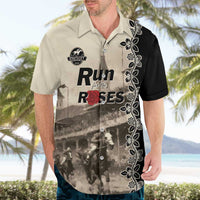 Personalized Kentucky Run For The Rose Hawaiian Shirt Beige Rose Floral