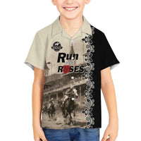 Personalized Kentucky Run For The Rose Hawaiian Shirt Beige Rose Floral