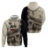 Personalized Kentucky Run For The Rose Hoodie Beige Rose Floral