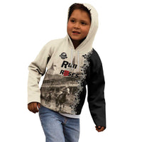 Personalized Kentucky Run For The Rose Kid Hoodie Beige Rose Floral