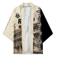 Personalized Kentucky Run For The Rose Kimono Beige Rose Floral