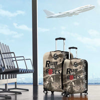 Kentucky Run For The Rose Luggage Cover Beige Rose Floral