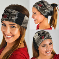 Kentucky Run For The Rose Neck Gaiter Beige Rose Floral