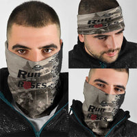 Kentucky Run For The Rose Neck Gaiter Beige Rose Floral