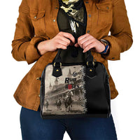 Kentucky Run For The Rose Shoulder Handbag Beige Rose Floral