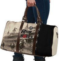 Kentucky Run For The Rose Travel Bag Beige Rose Floral