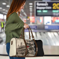 Kentucky Run For The Rose Travel Bag Beige Rose Floral
