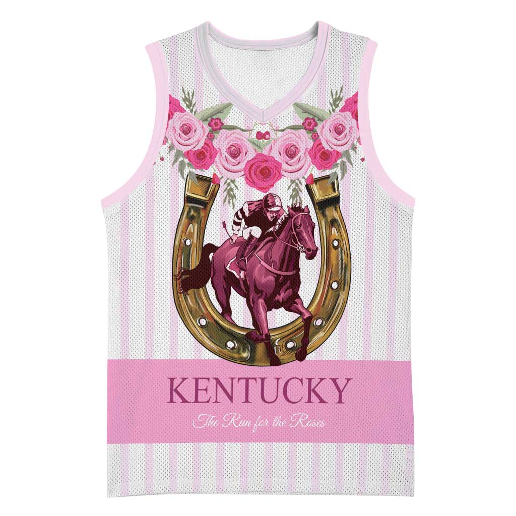 Personalized Kentucky Horse Racing Basketball Jersey Run For The Rose