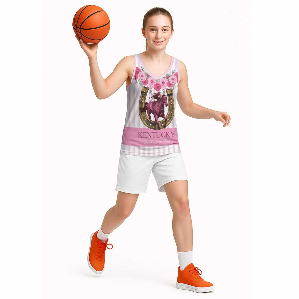 Personalized Kentucky Horse Racing Basketball Jersey Run For The Rose