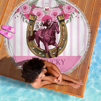 Kentucky Horse Racing Beach Blanket Run For The Rose