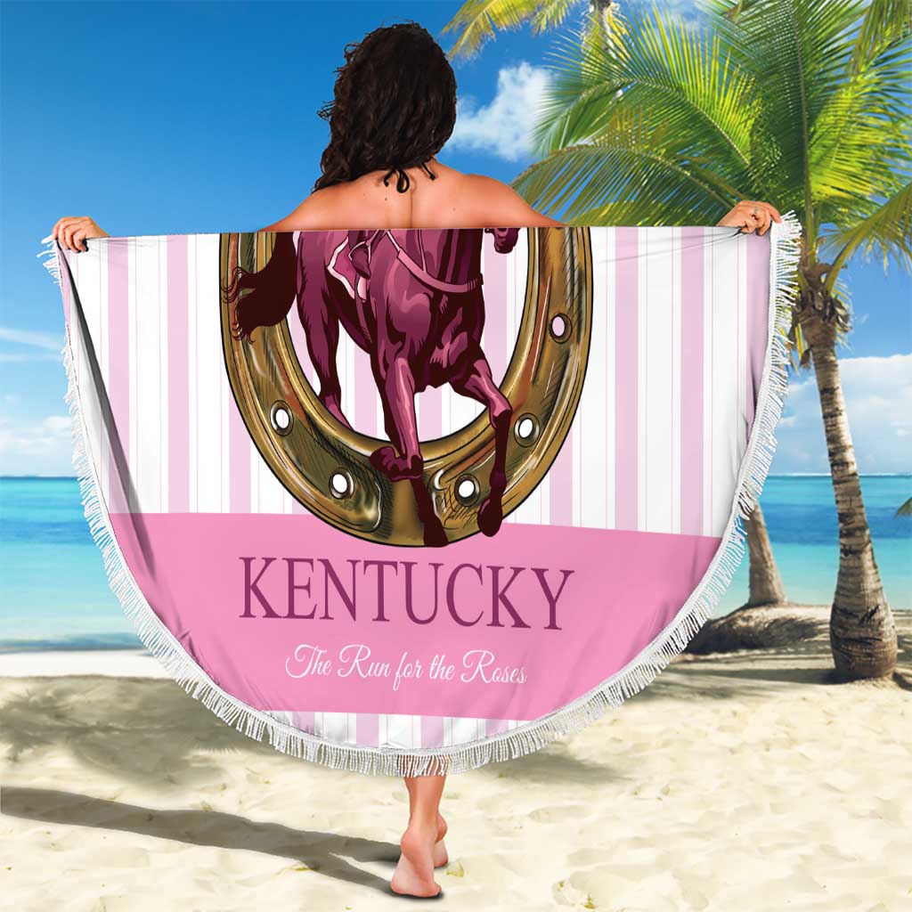 Kentucky Horse Racing Beach Blanket Run For The Rose
