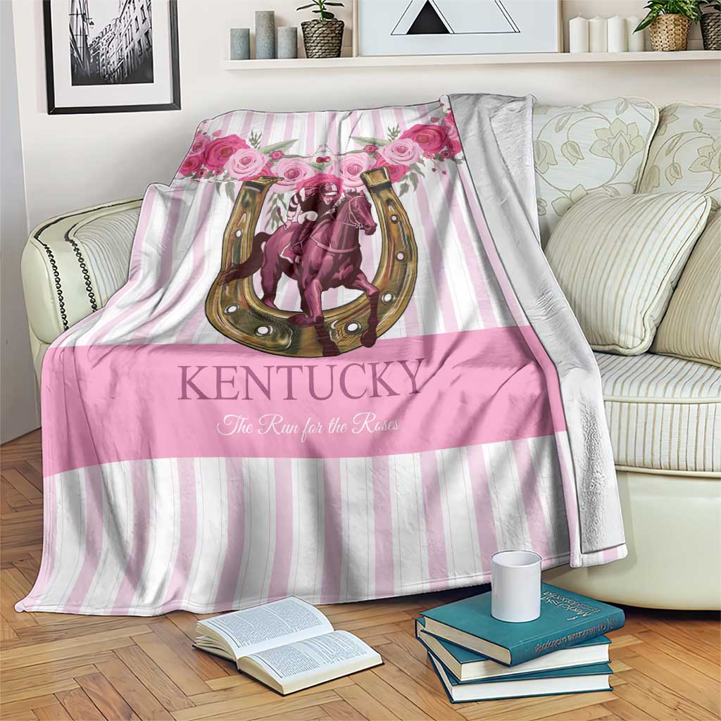 Kentucky Horse Racing Blanket Run For The Rose
